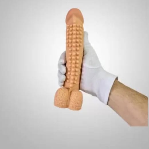 Life Time Ayur 6 Inch Realistic Dildo, Body-Safe Material Lifelike Huge Penis with Strong Suction Cup for Hands-Free Play, Flexible Cock with Curved Shaft and Balls for Vaginal G-spot and Anal Play