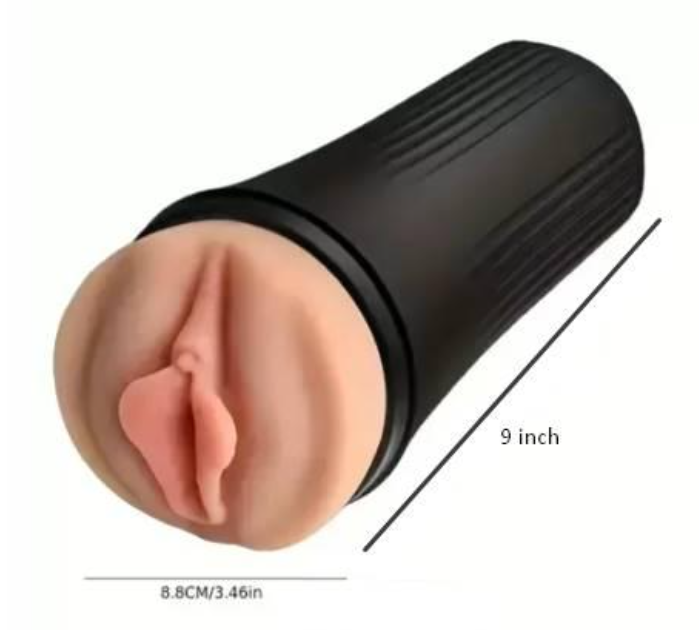 Life Time Ayur 9-inch realistic male stroker with textured grip and lifelike design